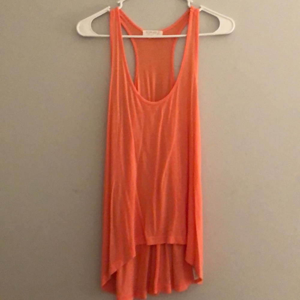 Forever21 essentials large coral orange tank